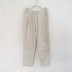 ショッピングエヴァ 【2024/定価2.6万】エヴァムエヴァ evam eva *linen cotton tuck pants リネンコットンタックパンツ*1麻綿(1-2512-137)【21A62】