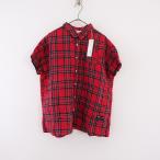 //【未使用/定価1.9万】ヘリテージクラフト 快晴堂 HERITAGE & CRAFT *リネンチェックバンドスリーブシャツ*2(2-2312-159)【62L32】