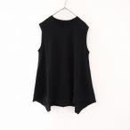 [2022SS/ обычная цена 1.2 десять тысяч ] Journal Standard Lux * Vintage джерси - Hem майка * черный (2-2404-609)[82E42]