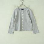【定価1.5万】アニエスベー agnes b. *カーディガンプレッション*2コットンジャージースナップ釦アニエスb.(2-2504-319)【21E52】