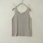 [2022/ обычная цена 1.4 десять тысяч ]evamevaevam eva *linen джерси - майка * светло-серый лен небо . вязаный so-(2-2504-417)[51E52]