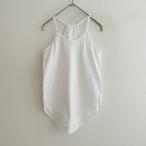 iroiroiro iro *NS хлопок золотой Taro топ *S белый одноцветный tail cut безрукавка майка (2-2507-140)[40H52]