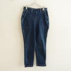 ショッピング桃 【定価2.7万】45R フォーティファイブアール *麦比古ストレッチデニムの桃比女パンツ*1ブルースリット45rpm(2-2508-382)【91I52】