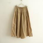 so il soil * точка принт переключатель gya The - flare pants *2 хлопок Boyle резина шнур легкий юбка-брюки подкладка имеется (2-2510-369)[51K52]