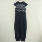 ショッピングコンビネゾン 【2023/定価8.5万】ミナペルホネン mina perhonen *tambourine×anemoneコンビネゾン*36ネイビー綿絹刺繍(2-2511-329)【11L52】