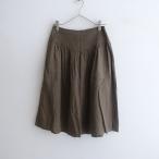 narusenaruse *linen Lamy gya The - юбка-брюки брюки * лен Brown половина (25-2307-2)[32G32]