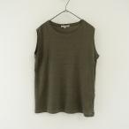 [ прекрасный товар /2023SS/ обычная цена 1.2 десять тысяч ]vulasb Ram Vlas Blomme *linen небо . майка *F лен хаки North li вязаный (25-2407-95)[40H42]
