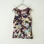 45a-rupi- M 45RPM&amp; * безрукавка принт cut and sewn *1 хлопок хлопок небо . тянуть over общий рисунок майка (25-2408-539)[82I42]