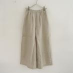 [2024/ обычная цена 1.4 десять тысяч ] Journal Standard JOURNAL STANDARD *linen tuck юбка-брюки *34 лен бежевый резина (25-2508-122)[40I52]