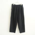 【美品/2025/定価3.3万】エヴァムエヴァ evam eva *リネンコットンワイドパンツ*1麻綿スミゴムイージー(25-2511-25)【20L52】