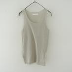 evamevaevam eva vie * хлопок вязаный майка *2 светло-серый тонкий одноцветный (33-2405-472)[31F42]