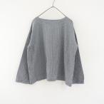 【定価1.6万】アーメン ARMEN *シアサッカーギンガムチェックボートネックスモックシャツ*2プルオーバー(33-2502-534)【42C52】