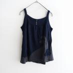  mina perhonen mina perhonen *usagi вязаный топ *36...linen хлопок (33-2503-701)[52D52]