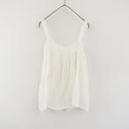 ne соломинка bnest Robe *linen марля × гонки топ лучший * "теплый" белый серия лен (33-2504-338)[11E52]