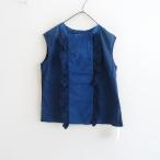 [ обычная цена 1.8 десять тысяч ]45a-rupi- M R45RPM * хлопок переключатель оборка безрукавка cut and sewn *2 майка (33-2504-670)[52E52]