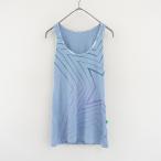  ho . дыра der rukoJuanade Arco * принт майка * голубой безрукавка cut and sewn общий рисунок (33-2506-194)[90G52]