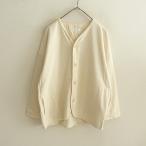 ショッピングprit プリット prit *コットン天竺Vネックカーディガン*生成ナチュラル無地羽織(33-2510-574)【22K52】