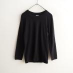 ショッピングロンハーマン 【美品】ロンハーマン Ron Herman *コットンロングスリーブTシャツ*S長袖カットソー黒ブラック(33-2510-591)【12K52】