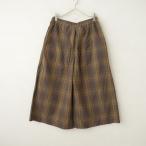 ショッピングprit プリット prit *コットンナイロンチェックイージーワイドパンツ*ウエストゴム(33-2511-210)【60L52】