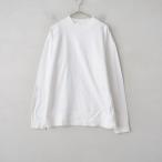 アーメン ARMEN *コットンモックネックプルオーバー*2白ホワイト無地カットソー(33-2511-377)【22L52】