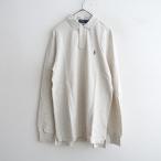 【美品】ポロラルフローレン Polo Ralph Lauren *CLASSIC FIT コットン鹿の子ポロシャツ*SPライトグレー(33-2512-173)【31A62】