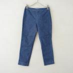 45a-rupi- M R45RPM * Denim. стрейч легкий брюки *2 резина леггинсы хлопок . индиго голубой низ (4-2507-68)[92H52]