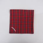 [ не использовался ] Old man z Tailor R&amp;D.M.Co- *COTTON SILK TARTAN CHECK BANDANA бандана * красный проверка (ac30-2512-152)[71A62]