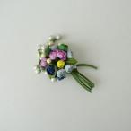 //[ beautiful goods ] rough rule la fleur * corsage * flower decoration pin brooch oke- John party (ac33-2312-566)[80A42a]