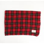 //【美品/定価2.7万】オールドマンズテーラー R&D.M.Co- *WOOLTARTAN CHECK BLANKET ブランケット*毛大判(ac84-2312-83)【80A42a】