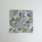 [ не использовался ] Old man z Tailor R&amp;D.M.Co- *botanikaru узор бандана * лиловый хлопок хлопок (ac84-2407-80)[61H42]