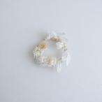  M Hsu ruM.soeur *flower brooch цветок брошь * букетик lease букет белый белый цветок (ac85-2506-64)[80G52]