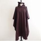[ обычная цена 1.3 десять тысяч ]kosila L Coci la elle*Melta poncho дождь пончо * темно-коричневый с капюшоном плащ (ac87-2301-22)[62A32]