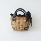 エバゴス ebagos *First date Yeah! かごバッグ*かばんトート手提げナチュラル×黒0625(ba10-2506-118)【52G52】