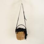【定価7.9万】エバゴス ebagos *2wayバケツショルダーバッグ*かばん手提げ紅籐×レザー0925(ba10-2509-47)【30J52】