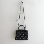 ケイトスペード kate spade *ビジュー付きショルダーバッグ*ブラックレザー手提げ2WAY(ba11-2508-51)【41I52】