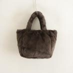 ラブラリーバイフェイラー LOVERARY BY FEILER *トートバッグ*ファーブラウン手提げかばん(ba11-2509-108)【41J52】
