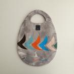 Yahoo! Yahoo!ショッピング(ヤフー ショッピング)【美品】ミナペルホネン mina perhonen *atmosphere+bird エッグバッグ*リネン麻グレー刺繍手提げかばん鞄1121【03K12】