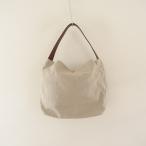 【定価1.3万】CLASKA取扱/マリンディ MARINEDAY *MINI FISH トートバッグ*生成りブラウン麻帆布レザー(ba84-2304-155)【62D32】