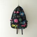 Yahoo! Yahoo!ショッピング(ヤフー ショッピング)ボヘミアンズ Bohemians *フラワー総柄リュックサック*黒ブラック鳥動物アニマルジャングル花デイパックバックパック鞄1221【10A22】