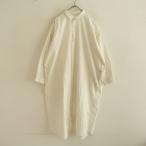 ショッピングprit プリット prit *コットンツイルシャツワンピース*綿生成りドレスロング(c25-2509-37)【92I52】