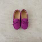  Tod's TOD*S * Junior gomi-no кожа мокасины 30* кожа лиловый Kids 0626(csh7-2606-223)[52G62]