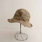 ショッピングARMEN 【定価1.7万】アーメン ARMEN *リネンハット*ブラウン麻帽子(ha25-2504-115)【80E52】