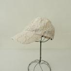 【未使用】アンテプリマ ANTEPRIMA *レースキャップ*ぼうし刺しゅうライトベージュ0825(ha7-2508-146)【11I52】