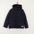 //アーメン ARMEN *リバーシブルフーデッドキルティングジャケット*0コート紺ネイビーアウターブルゾン(jk1-2311-423)【90L32】