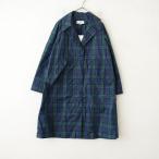 [ не использовался ] Junko Shimada JUNKO SHIMADA * нейлон плащ *38 черный часы проверка внешний (jk1-2504-405)[62E52]