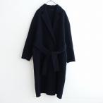 ショッピング紺 マルティニーク martinique *ダブルフェイスコート*2ジャケット紺ネイビーダブルメルトンベルト付き(jk1-2509-375)【61J52】