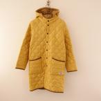 ショッピングARMEN //アーメン ARMEN *リバーシブルフーデッドキルティングコート*0タフタボアフリースイエローフード付き羽織り(jk2-2311-341)【21L32】