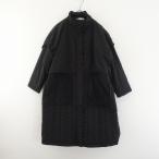 [ прекрасный товар / обычная цена 1.5 десять тысяч ]iz скалярный is ScoLar * код .... с хлопком стеганое пальто * черный полиэстер (jk2-2509-422)[72J52]