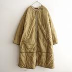 デニムアンドダンガリー DENIM  & DUNGAREE *リバーシブルキルトコート*02中綿入オリーブタフタ×ベージュボア(jk2-2510-140)【30K52】