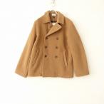 //【未使用】アーメン ARMEN *ダブルブレストジャケット*1ウール毛ブラウン羽織アウター上着コート(jk25-2312-442)【12A42】